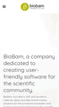 Mobile Screenshot of biobam.com