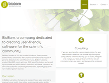Tablet Screenshot of biobam.com